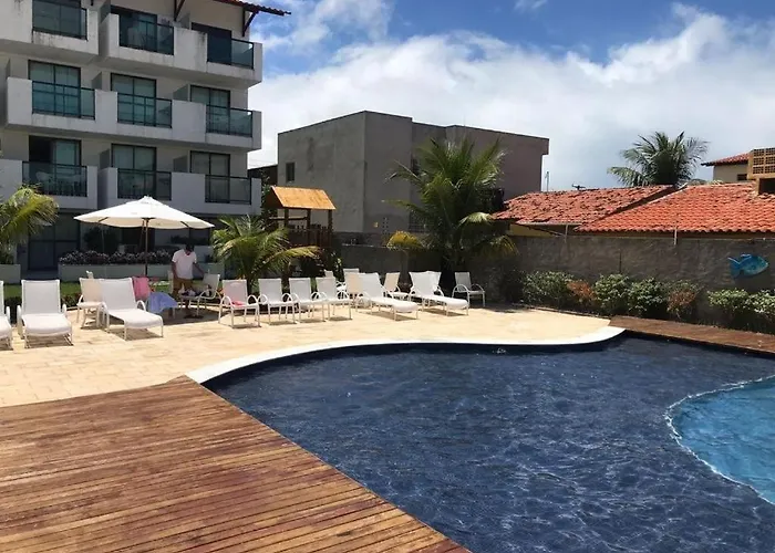 Laguna Beach Flat 101 - Flat térreo com saída para piscina